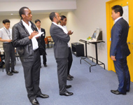 特別プログラムでの滋賀県産業支援プラザ訪問